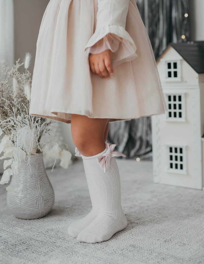 Ever After Linen Tutu Dress - Ivory Blush: 5YRS