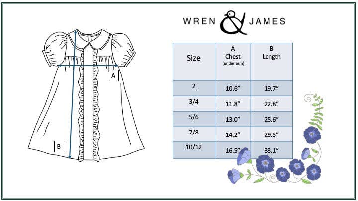 Kids Pastel Rainbow Collared Embroidered School Dress