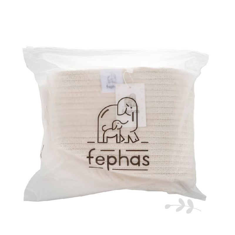 Rope Diaper Caddy- Off-white