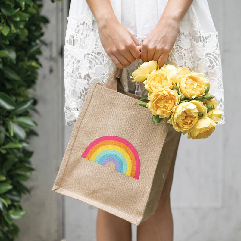 Reusable Gift Tote - Rainbow: Medium