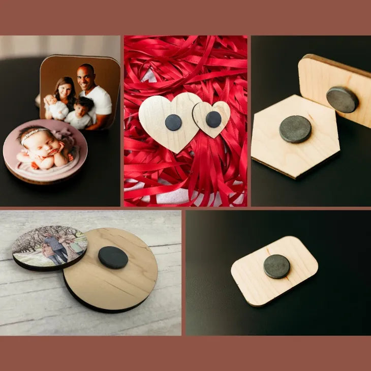 Custom Wood Magnets