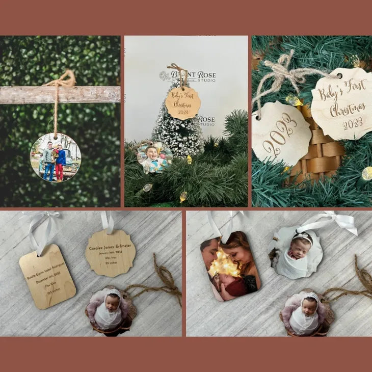 Custom Wood Ornaments