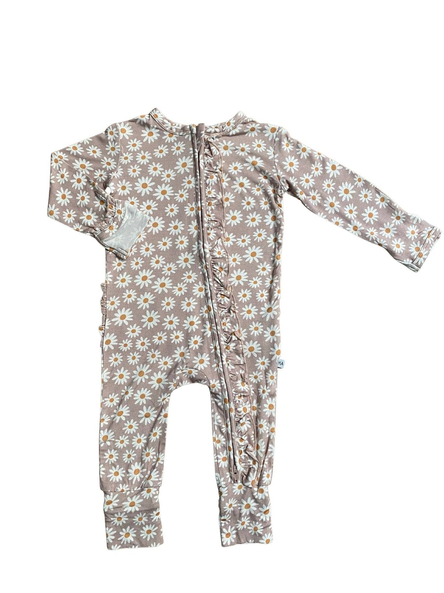 Ruffle Zipper One Piece - Dusty Daisy
