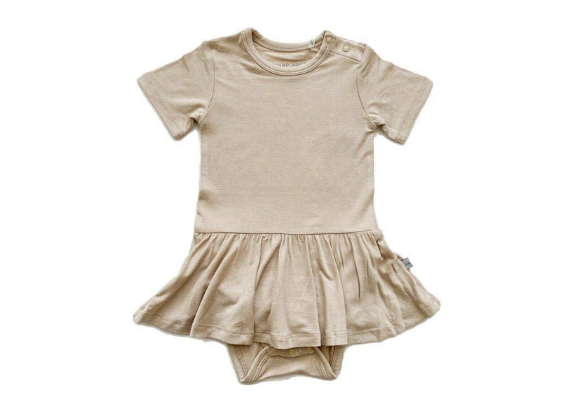 Twirl Skirt Bodysuit | Tan: 18-24 Months