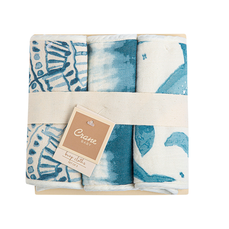 Caspian 3-Pc. Burp Cloths