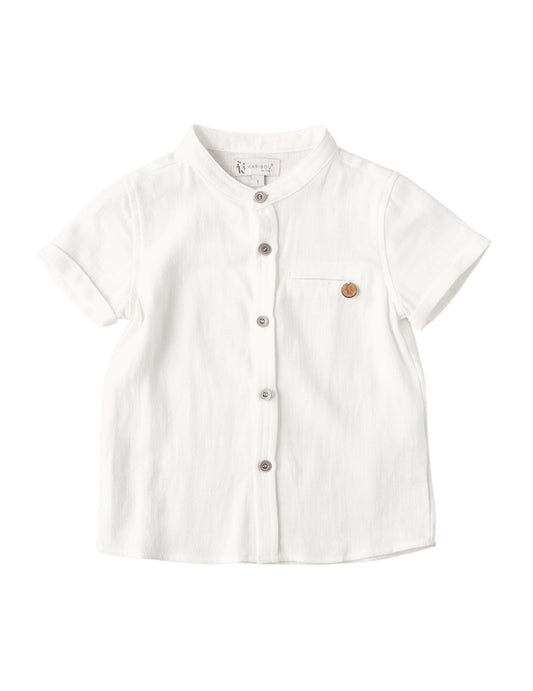 Koa Boys Shirt - White