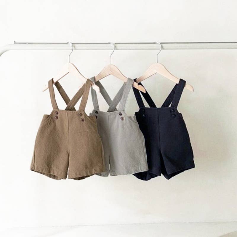 Annie & Charles® BENJAMIN Overalls: Light grey
