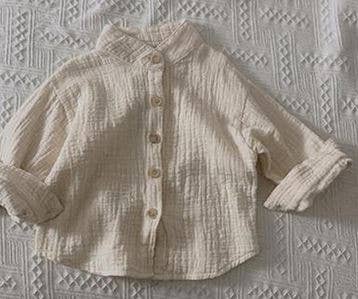Annie & Charles® Muslin Top: Cream