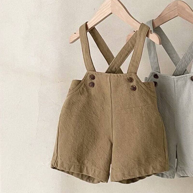 Annie & Charles® BENJAMIN Overalls: Light grey