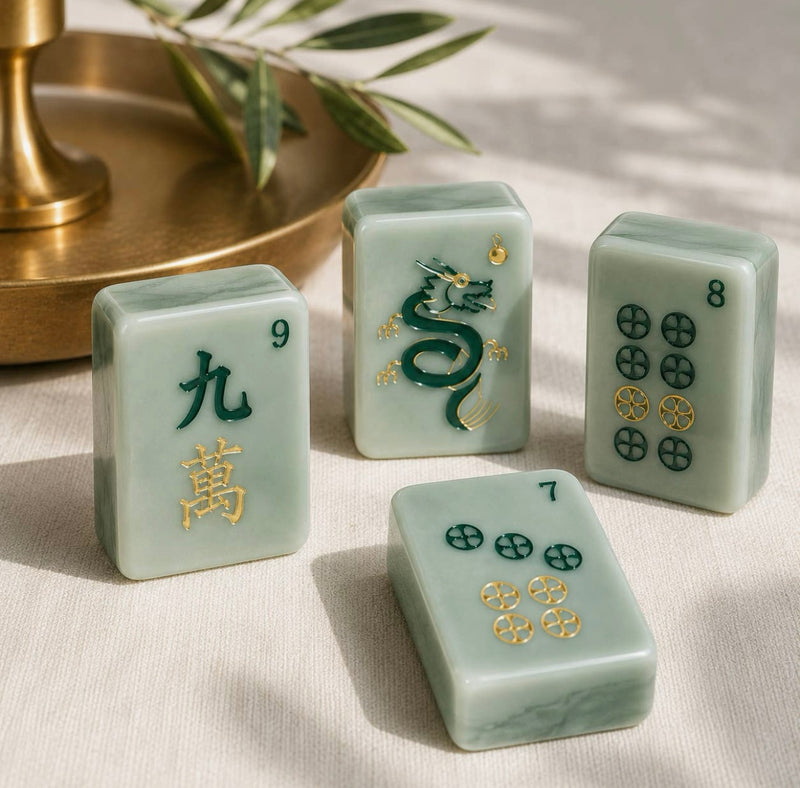 Tala Mahj - Tradewind Mahjong Tiles - Mint and Sea