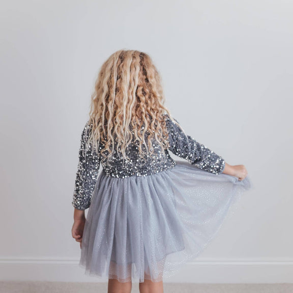 silver christmas dress girls Girls Christmas Dresses Girls Formal Dresses Toddler Birthday Party Dresses, Green / 1-2 Years (90cm)