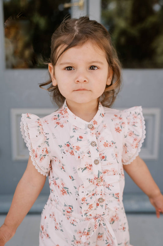 Blossoms Romper: 3YRS