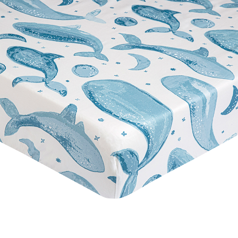 Caspian Crib Sheet (Whale)